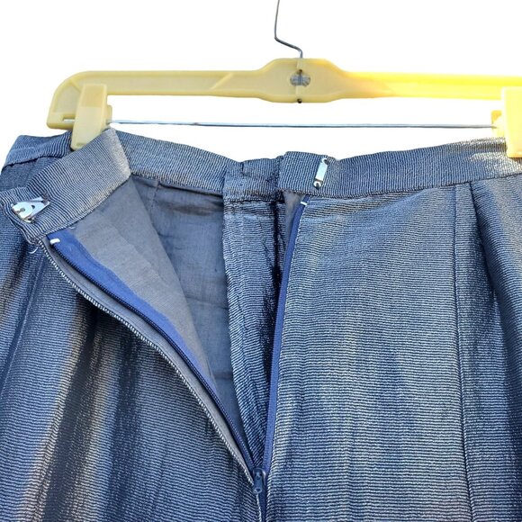 Beaded Pant Set 6 8 Silver Glittery Black Embellished Sequin Beads Bespoke - Picture 9 of 10